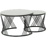 Carmen Комплект помощни холни масички fresno ДЕКО - сив (3530691) - tierradesign