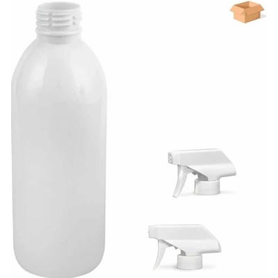 Tera plastová lahvička bílá s bílým pistolovým rozprašovačem Tera 300 ml 160 ks