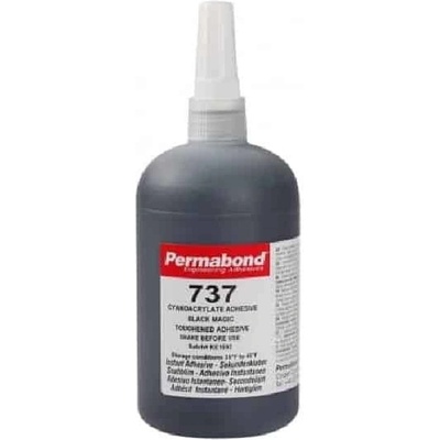 PERMABOND 737 pružné vteřinové lepidlo černé 500 g