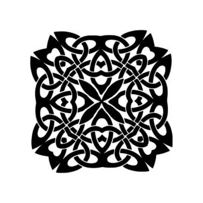 Mandala plastová šablona 009 C 14,5x14,5cm – Zboží Mobilmania