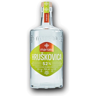 Marsen Traditional Hruškovica 52% 0,7 l (čistá fľaša)