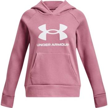 Under Armour Суитшърт с качулка Under Armour UA Rival Fleece BL Hoodie-PNK 1379615-697 Размер YXS