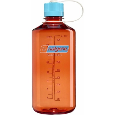 Nalgene Narrow Mouth Flame w/Blue Atoll 1000 ml