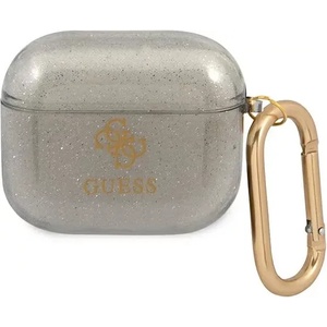 Guess GUA3UCG4GK калъф за AirPods 3, черен, Glitter Collection (GUA3UCG4GK)