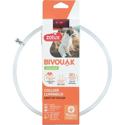 Zolux obojek LED BIVOUAK USB