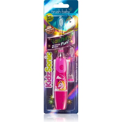Brush-Baby KidzSonic детска електрическа четка за зъби със сменяеми батерии над 3 г