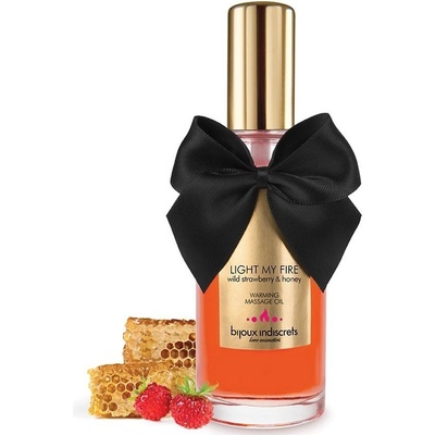 BIJOUX INDISCRETS LIGHT MY FIRE WILD STRAWBERRY warming 100 ml