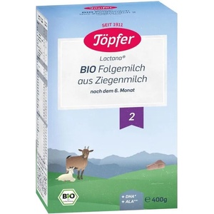 Töpfer Био козе преходно мляко Töpfer Lactana 2, опаковка 400 g (4006303004734) - ozone