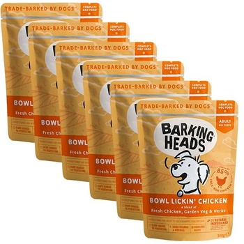Barking Heads & Meowing Heads Bowl Lickin’ Chicken GRAIN FREE 6 x 300 г