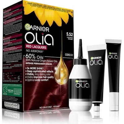 Garnier Olia Big Kit перманентната боя за коса цвят 5.52