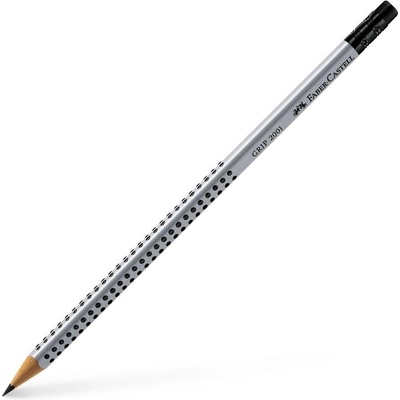 Faber-Castell Молив Grip 2001, чернографитен, HB, с гума (1015100146)