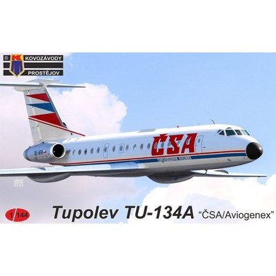 Kovozávody Prostějov Tupolev Tu-134A ČSA / Aviogenex 1:144