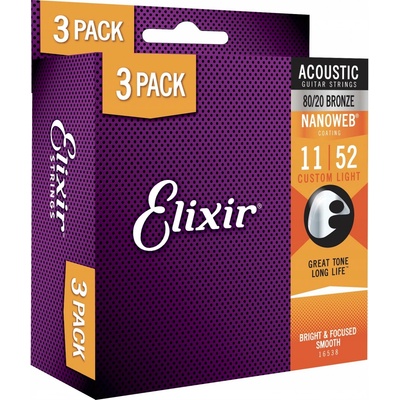 Elixir 16538 3-PACK