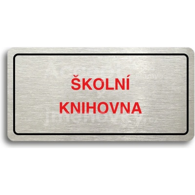 ACCEPT Piktogram ŠKOLNÍ DRUŽINA - stříbrná tabulka - barevný tisk