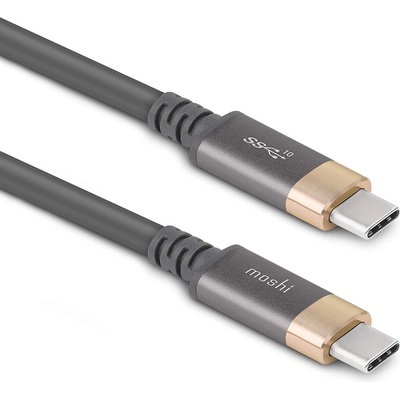 Moshi USB-C Monitor Cable - USB-C към USB-C кабел за монитори и устройства с USB-C порт (сив)