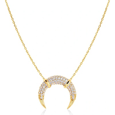 SAVICKI колие с луна: злато. диаманти