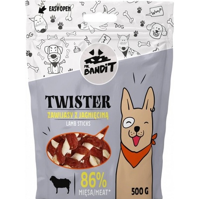 VetExpert Mr.Bandit pochoutka TWISTER jehněčí tyč 500 g