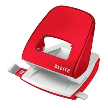 Leitz Перфоратор Leitz WOW 5008 NeXXt Series, Метален, 30 листа, Червен (50081026) (50081026)