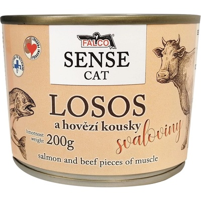 Falco Sense Cat losos a hovädzie 200 g