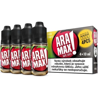 Aramax 4Pack Green Tobacco 4 x 10 ml 0 mg