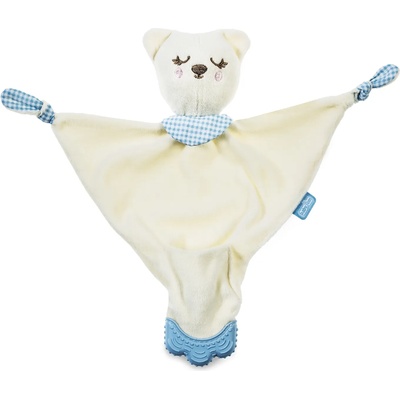 BabyJem Кърпа за гушкане BabyJem - Мече, синя (603)