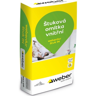 Weber weber.dur štuk IN vnitřní 25 kg - MVJ 310 25 – Hledejceny.cz