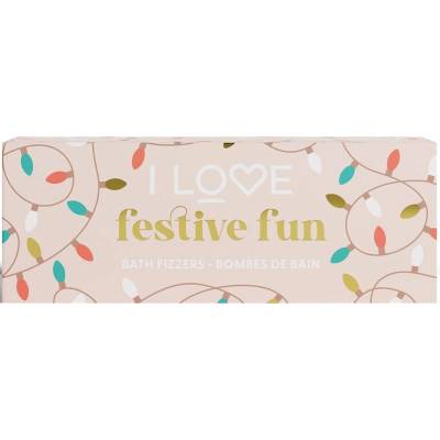 I love... Special Moments Festive Fun bomba do kúpeľa vône Cinnamon Pumpkin Spice Gingerbread 3x150 g