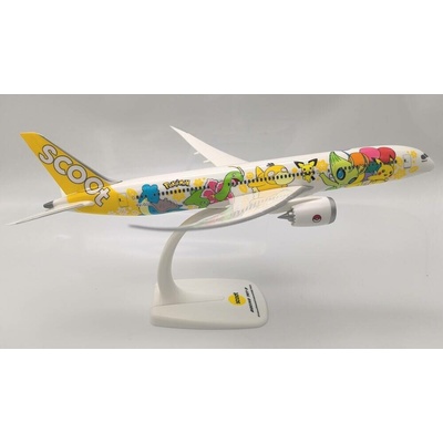 PPC Holland Boeing B787 9 Scoot Pokémon Colors Named Pikachu Jet Snap Fit 1:200