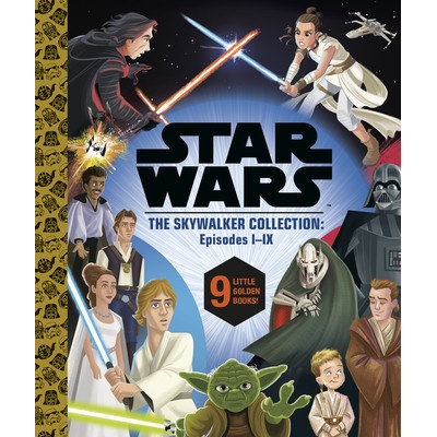 Star Wars Episodes I - IX: A Little Golden Book Collection Star Wars Golden Books