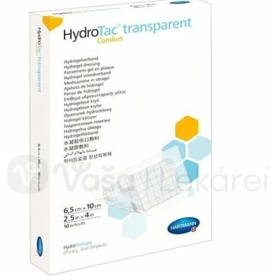 HydroTac Transparent Comfort Krytie na rany – hydrogélový obväz samolepiaci 10 ks