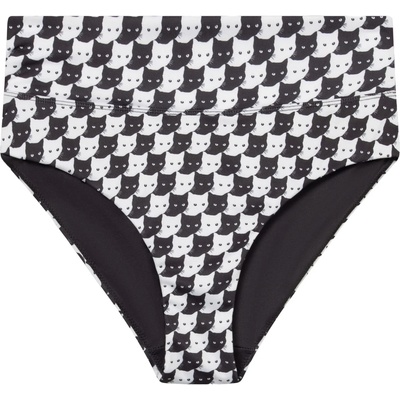 DEDICATED Дамско бикини долнище DEDICATED Women's Bikini Pants Slite Bikini bottom - Pepita Cats Black (150-1789-1612)