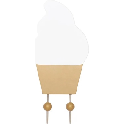 jabadabado Jabadabado: Дървена закачалка - Сладолед с две куки (JB-R16040)