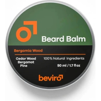 Be-Viro balzam na fúzy s vôňou cédra, bergamotu a borovice (Beard Balm) 50 ml