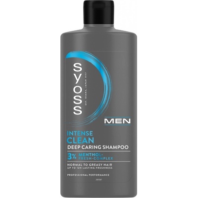 Syoss Men Clean & Cool šampon pro normální až mastné vlasy 440 ml