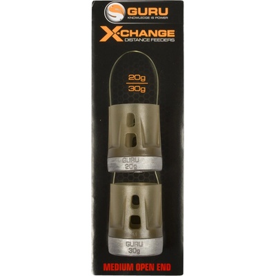 Guru Tackle Krmítko X-Change Distance Feeder Solid 20g+30g, Medium