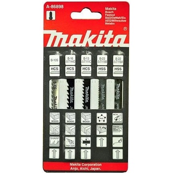 Makita A-86898 Sada pilových plátků (B-13,16,22,23,105) 5 ks