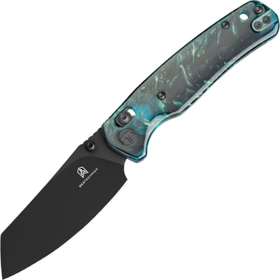 Bestechman Cicada's wing 10Cr15MoV Black PVD Resin BMK06R