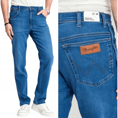 Wrangler Texas pánske rifle rovného strihu