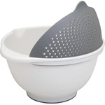 Metaltex Бяла купа с цедка 2в1 , Ø 28 cm - Metaltex (235112 000)