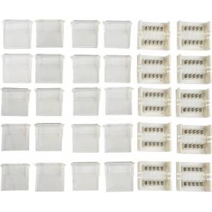Lightex Прав конектор 5PIN за водоустойчива LED лента RGBW 6A 12mm (521AL0001395)