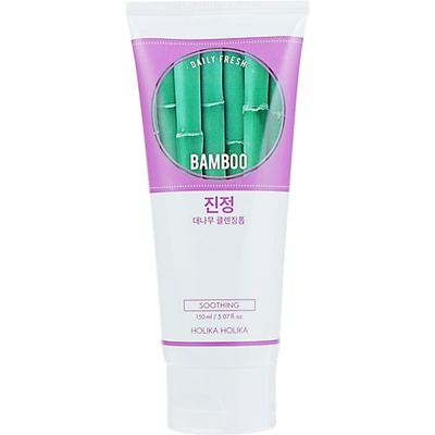 Holika Holika Daily Fresh Bamboo Cleansing Foam - Почистваща пяна за лице с екстракт от бамбук 150мл