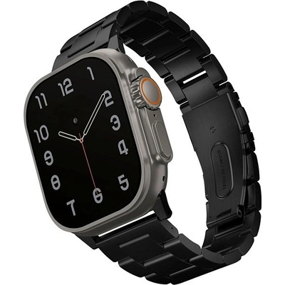 Uniq Osta článkový oceľový pre Apple Watch 49/45/44/42 mm, Midnight Black UNIQ-49MM-OSTABLK