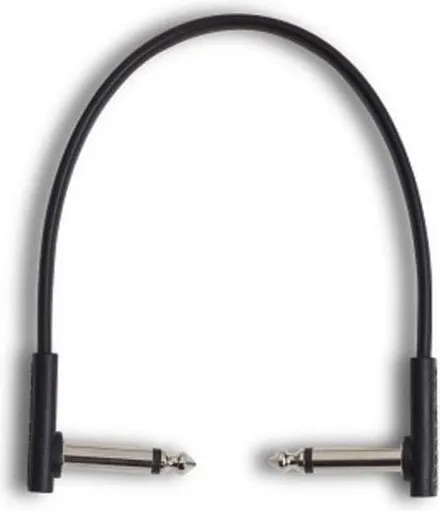 RockBoard Flat Patch Cable 20 cm Ъглов - Ъглов Пач кабел (RBO CAB PC F 20 BLK)
