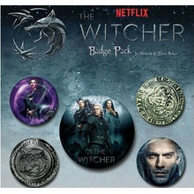 Netflix The Witcher: Dizajn – sada 5 odznakov