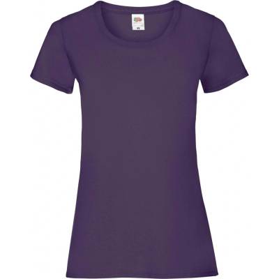 Valueweight Fruit of the Loom T shirt fialová