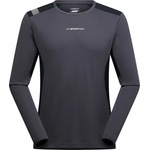 La Sportiva Мъжка спортна тениска La Sportiva Beyond Long Sleeve Sport shirt - Onyx / Chalk (016-8834-1013)