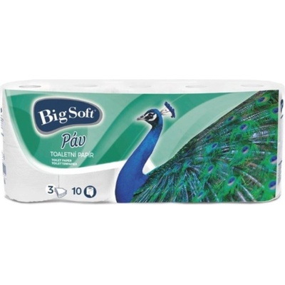 Big Soft Páv 3-vrstvý 10 ks