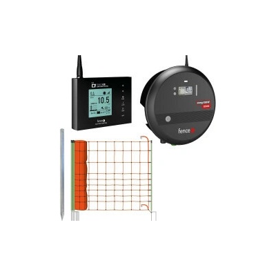 Set elektrického ohradníka so sieťou ochrana pred vlkom, rysom - RF zdroj 8 J - WiFi Gateway - sieť 50 m