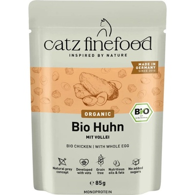 Catz Finefood Organic kapsička s kuracím mäsom 85 g