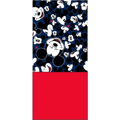 Disney Chlapčenský nákrčník s flísom Mickey Mouse červená / tmavo modrá